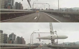 Video sốc: Khoảnh khắc cánh máy bay Đài Loan chém nát đầu taxi