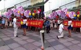 Màn cầu hôn lãng mạn của người đàn ông 55 tuổi với cô bạn gái 9X
