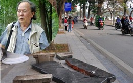 Chiếc ghế đá cổ ở Hồ Gươm bị đâm vỡ: "Nhà rùa học" lên tiếng