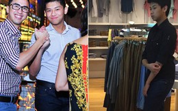 Thiếu gia út nhà chồng Hà Tăng làm nhân viên bán quần áo