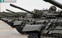 [ẢNH] Dàn xe tăng huyền thoại của Nga trong công viên quân sự
