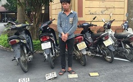 Bắt giữ siêu trộm 'nhảy' 9 xe máy trong dịp nghỉ lễ