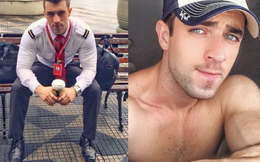 Anh chàng phi công siêu đẹp trai với body 6 múi đang làm "dậy sóng" Instagram