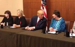 Trump xuất hiện cùng các phụ nữ từng tố chồng bà Clinton quấy rối