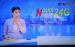 Nữ MC xinh đẹp vô tình ngoáy mũi ngay trên sóng truyền hình
