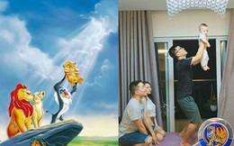 Chồng rủ rê vợ con cosplay và thành quả khiến dân mạng không ngừng cười