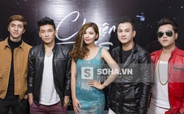 Dàn trai đẹp tới mừng Lưu Kỳ Hương ra mắt minishow