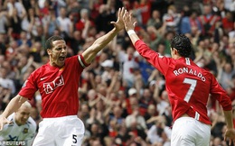 Ronaldo tươi rói khi gặp người bạn cũ ở Man United trước thềm CK Champions League