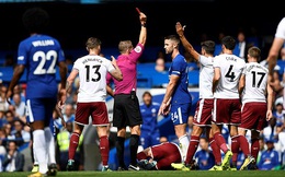 CLIP: "Đốn giò" thô bạo, đội trưởng Chelsea nhận thẻ đỏ chỉ sau 14 phút