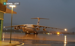 "Ngựa thồ" IL-76 của đoàn tiền trạm Tổng thống Nga đã đáp xuống Đà Nẵng