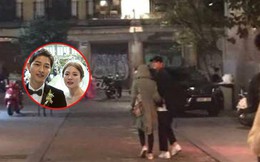 Bắt gặp cảnh Song Joong Ki - Song Hye Kyo tình tứ khoác tay trên đường phố Tây Ban Nha