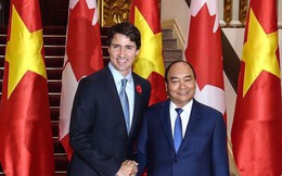 Những hình ảnh đầu tiên của Thủ tướng Canada Justin Trudeau ở Hà Nội