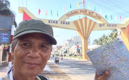 76 ngày đi bộ từ Bắc vào Nam, ông cụ 65 tuổi vẫn "giá mà dài thêm vài trăm km nữa"