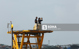 Đặc vụ Mỹ sử dụng ống nhòm, dắt chó nghiệp vụ kiểm tra an ninh nghiêm ngặt khi đón TT Trump tại Đà Nẵng