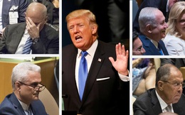 Muôn hình vạn trạng phản ứng của đại biểu với bài nói của ông Trump tại ĐHĐLHQ
