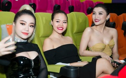 Dàn sao nữ mặc gợi cảm đến ủng hộ phim của Ưng Đại Vệ