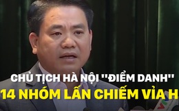 Chủ tịch Hà Nội "điểm danh" 14 nhóm lấn chiếm vỉa hè