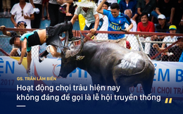 Khi con trâu coi chủ như kẻ thù, thì còn đâu “giá trị truyền thống”