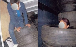 Cặp tình nhân Pháp giấu 12 người Việt trong chồng lốp sau thùng xe tải
