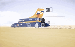 Thử nghiệm thành công siêu xe động cơ tên lửa nhanh nhất thế giới, vận tốc 1600 km/h