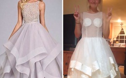 Những bộ váy prom thảm họa mua online biến công chúa thành phù thủy trong chớp mắt