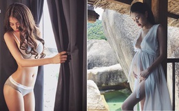 9x sở hữu vòng eo 56 khi mang bầu vẫn khiến chị em “phát hờn” vì quá đẹp