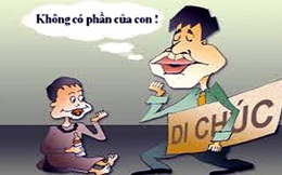 Vợ chồng ly hôn, con ngoài giá thú có được chia tài sản?