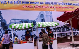 Người dân bắt đầu bán thử nghiệm tại phố hàng rong có sử dụng vỉa hè đầu tiên ở Sài Gòn