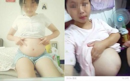 Các bé gái Trung Quốc rầm rộ livestream, đăng ảnh bụng bầu vượt mặt gây tranh cãi