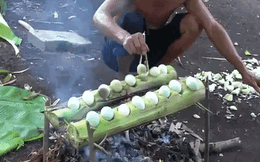 Những cách luộc trứng đơn giản mà chẳng cần nồi niêu dù đang ở giữa rừng!