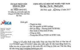 Hà Tĩnh chỉ đạo làm rõ vụ DN cầu cứu vì 8 đoàn thanh, kiểm tra một năm