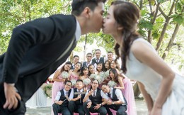 Cặp đôi Sài Gòn khoe kỷ niệm từ hồi "trẻ trâu" đến ngày cưới và bộ ảnh "vừa bay vừa hôn" độc nhất vô nhị