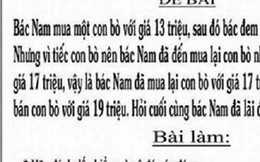Tranh cãi gay gắt bài toán lớp 3 tính số lãi của bác nông dân, tưởng đơn giản mà đầy người lớn cũng sai be bét