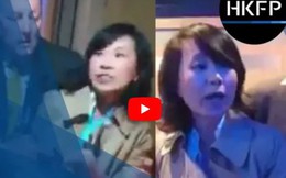 Nữ phóng viên Trung Quốc quát mắng MC, tát tình nguyện viên trên đất Anh