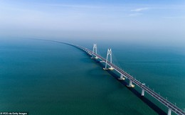 Choáng ngợp về độ hoành tráng của cây cầu vượt biển dài nhất thế giới vừa khai trương