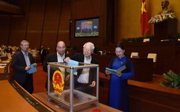 Quốc hội bỏ phiếu kín lấy phiếu tín nhiệm với 48 chức danh
