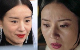 Choáng với nhan sắc thật sự của "hoàng hậu" Đổng Khiết: Da chảy xệ, gương mặt toàn nếp nhăn