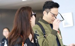 Vợ chồng Viên Vịnh Nghi - Trương Trí Lâm cãi nhau tại sân bay, "mặt nặng mày nhẹ" cả dọc đường
