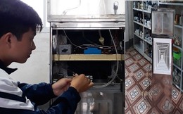 Nam sinh trường huyện chế tạo “máy hút - khử khí độc trong phòng thực hành hóa học”