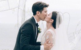 Đám cưới kín đáo của "Triệu Mẫn" Giả Tịnh Văn: Cô dâu hôn đắm đuối chú rể kém 9 tuổi