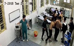 Bệnh nhân đang cấp cứu ở bệnh viện vẫn bị nhóm côn đồ lao vào hành hung
