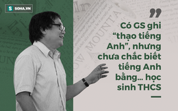GS Nguyễn Tiến Dũng: Tôi đoán nhiều GS, TS ở Việt Nam rất sợ sát hạch tiếng Anh