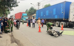 Nữ công nhân bị xe container cán chết thương tâm trên đường đi làm