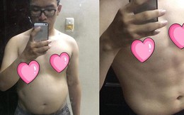 Bị bạn gái chia tay vì quá béo, anh chàng mũm mĩm biến luôn thành boy 6 múi trong vòng 5 tháng