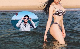 Hòa Minzy diện bikini nóng bỏng, công khai bày tỏ tình cảm với bạn trai thiếu gia