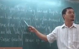Thầy giáo hát tiếng Anh phong cách Tài Smile được dân mạng ‘thả’ cả trăm ngàn like