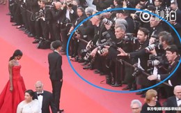 Mỹ nam Trung Quốc "muối mặt" vì bị phóng viên Cannes xua đuổi khỏi ống kính