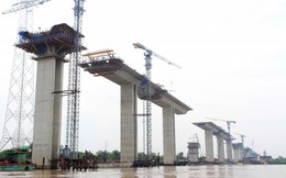 Ngắm cầu dây văng Bình Khánh cao nhất Việt Nam dần hiện hữu