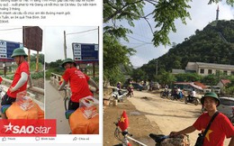 Ấm lòng trước hành động đạp xe xuyên Việt quyên góp cho người nghèo chàng trai 9X