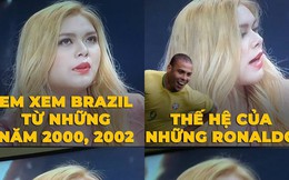 Cô nàng cổ động World Cup bị "ném đá" vì khoe xem Brazil từ năm 2000, thời còn... Pele